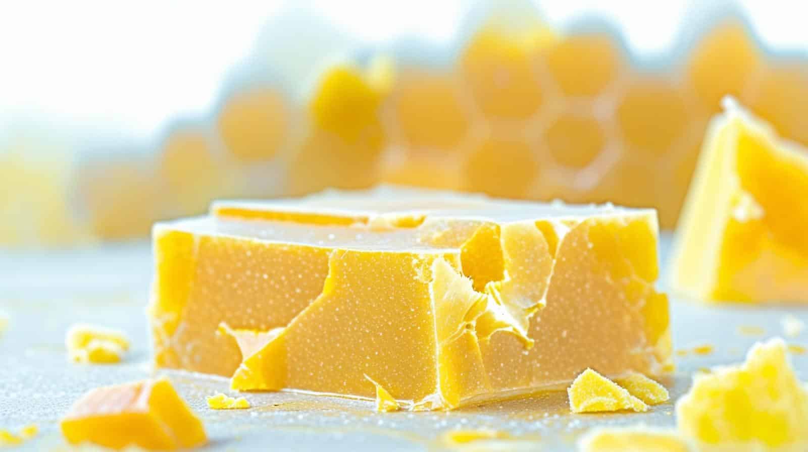 Pure bulk beeswax for sale by Bee-Licious Honey