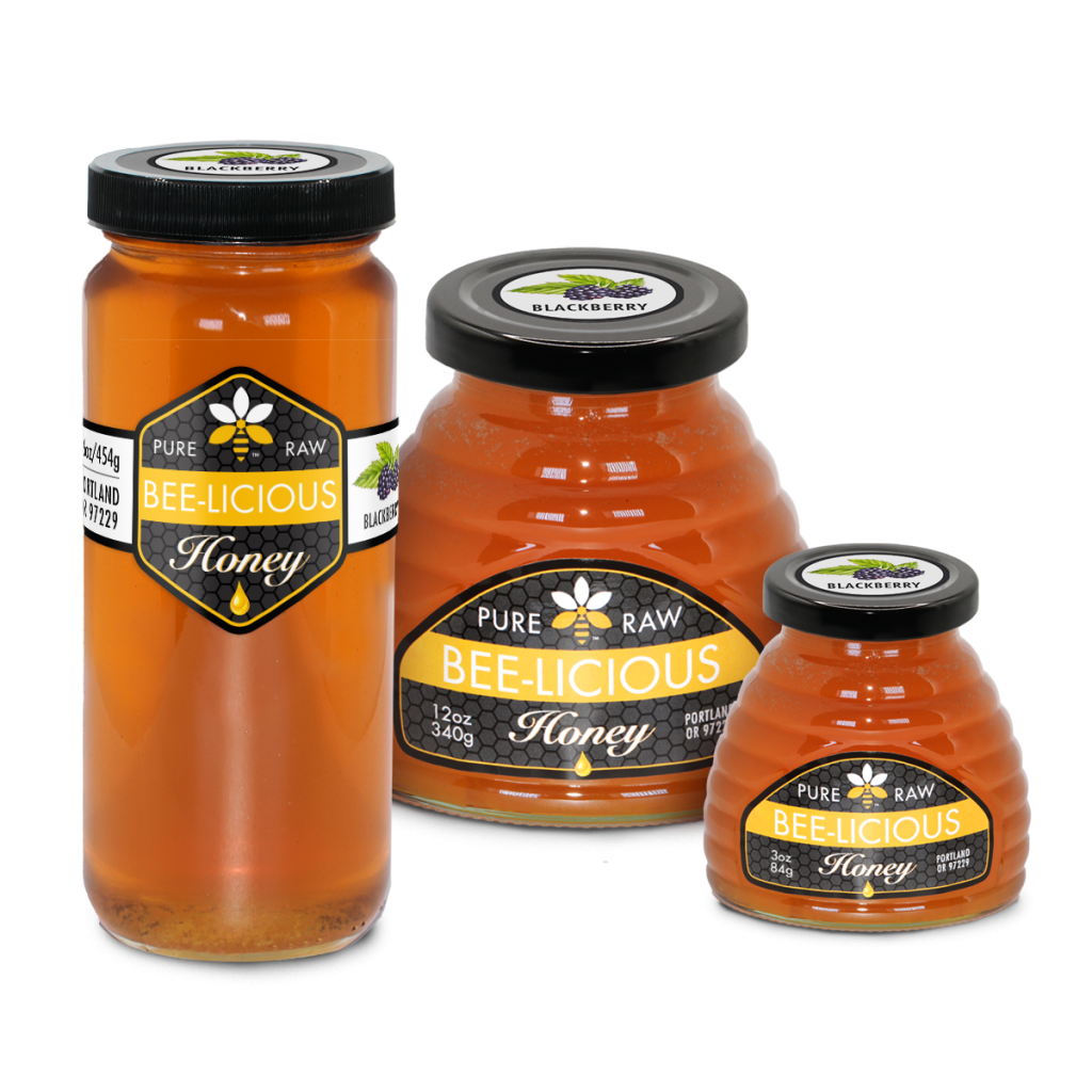 Oregon Blackberry Honey - Bee-Licious Honey