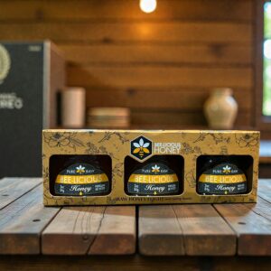 Oregon Honey Flight sitting on table