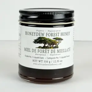 Jar of African Bronze Honeydew Forest Honey