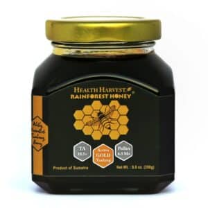 Health Harvest Gold Tualang Honey jar from Sumatra, Indonesia