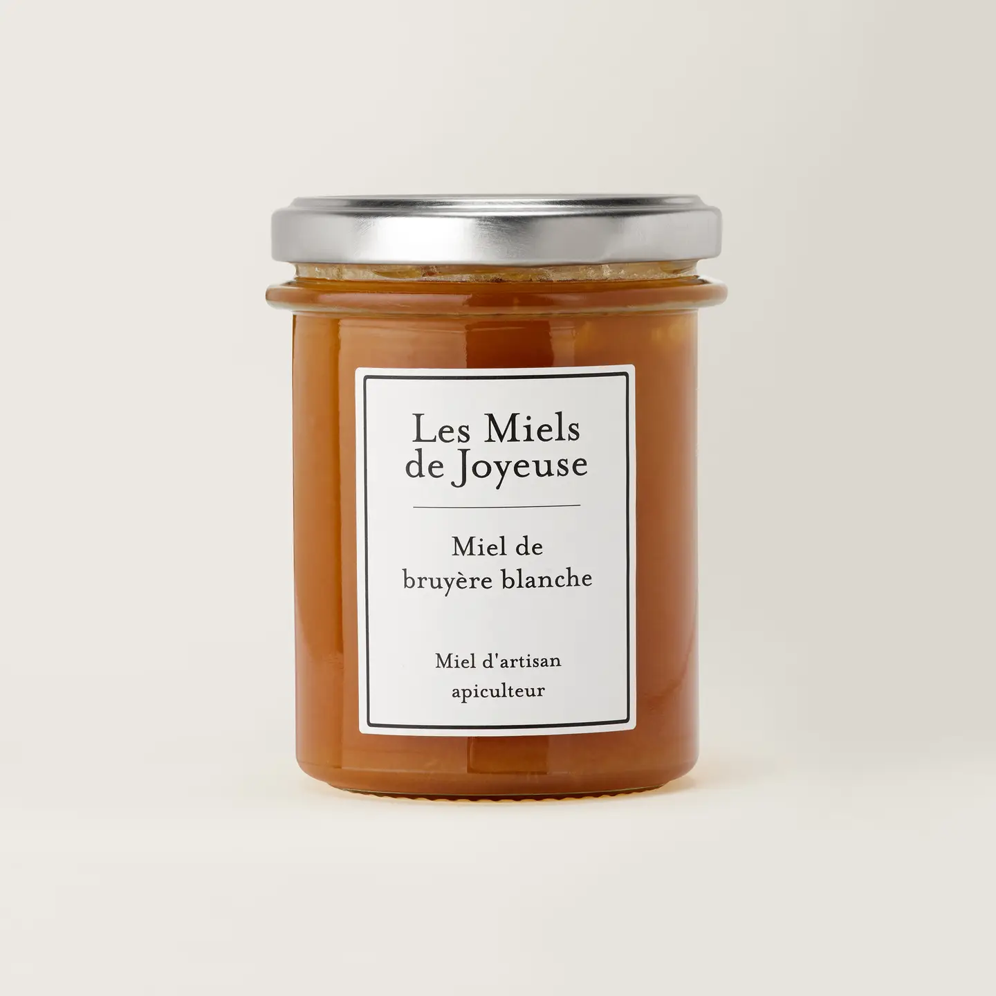 Jar of Les Miels de Joyeuse White Heather Honey from France